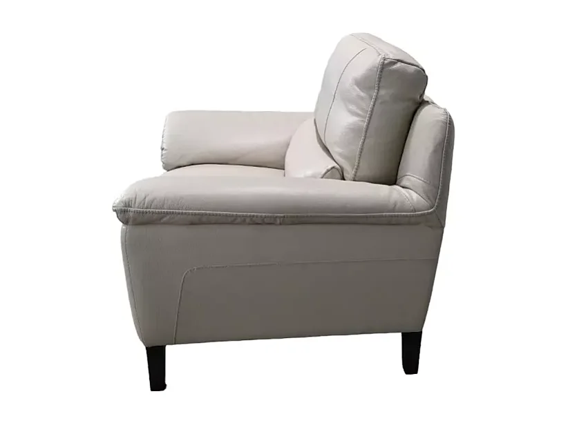 Capri (Set 3+2+1)/Leder/Grau