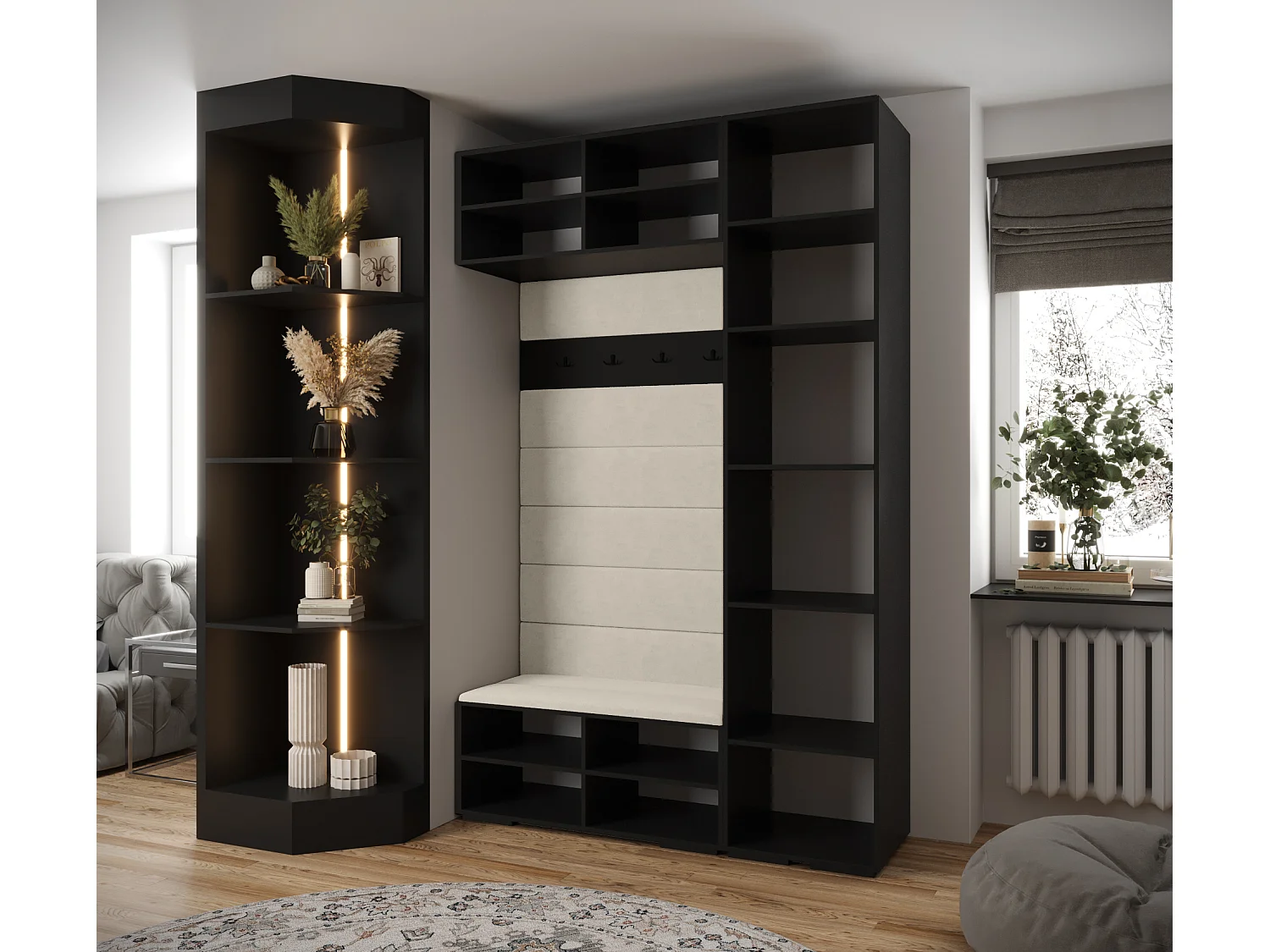 Inova 4 armario con puertas batientes 236,7/150/47