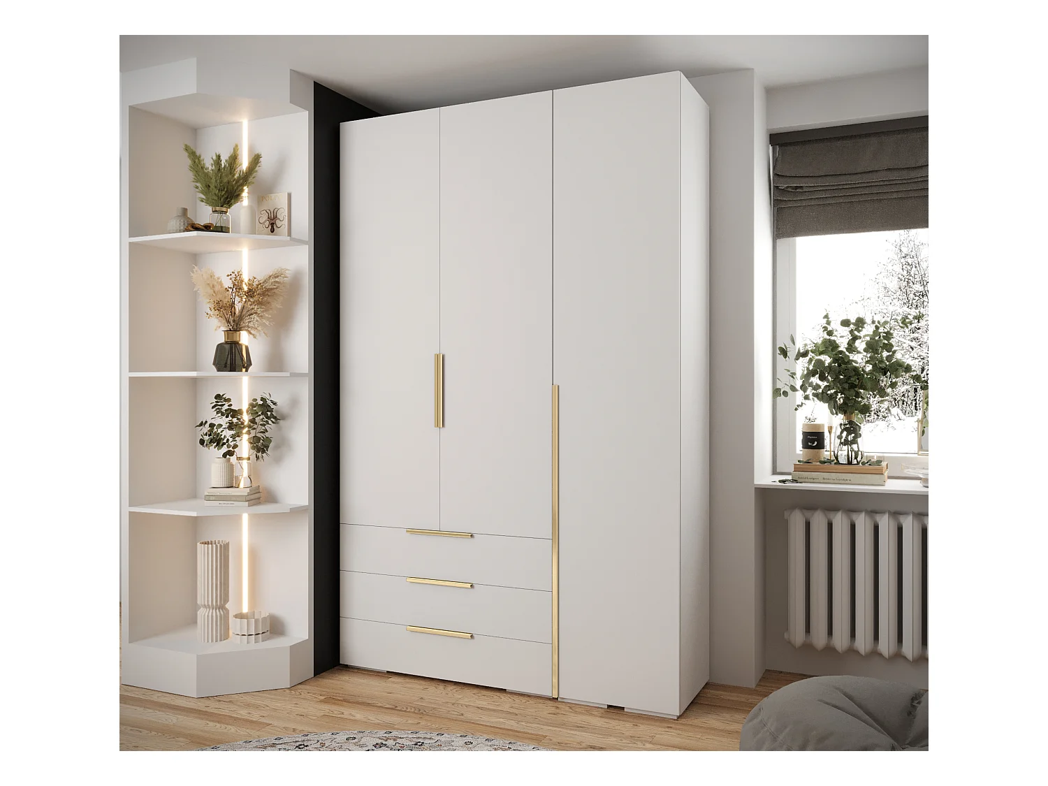 Inova kledingkast Z17 236,7/150/47