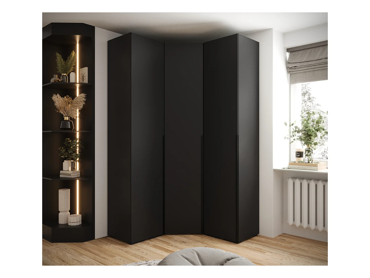 Inova kledingkast Z4 236,7/132/47