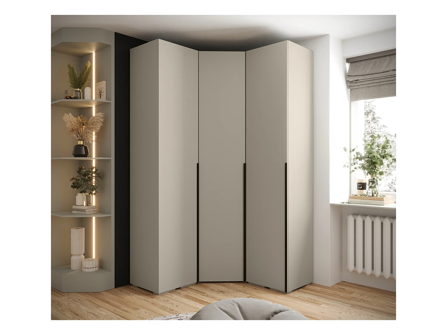 Inova kledingkast Z4 236,7/132/47