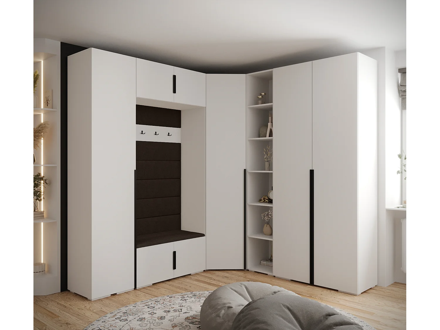 Inova 4 armario con puertas batientes 236,7/232/47