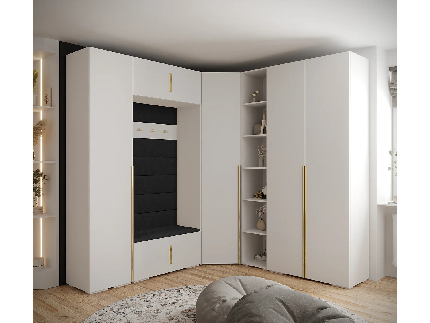 Inova 4 armario con puertas batientes 236,7/232/47