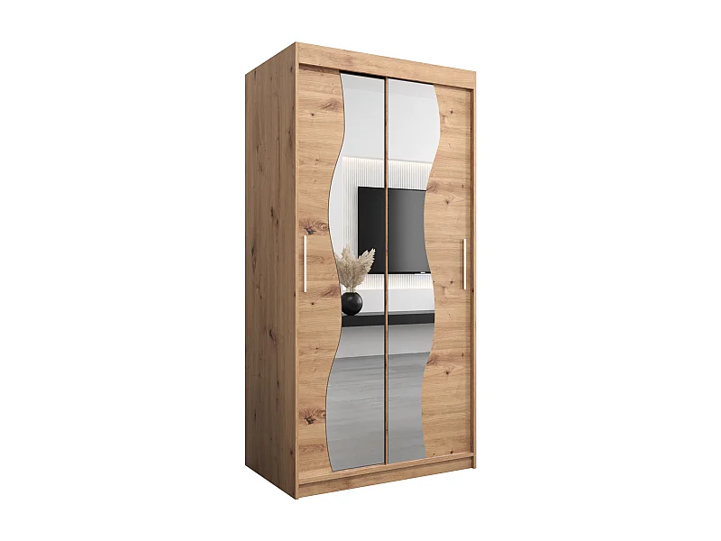 SCHWEBETÜRENSCHRANK MADRYT 200/100/62 2-türig (Artisan/Artisan)