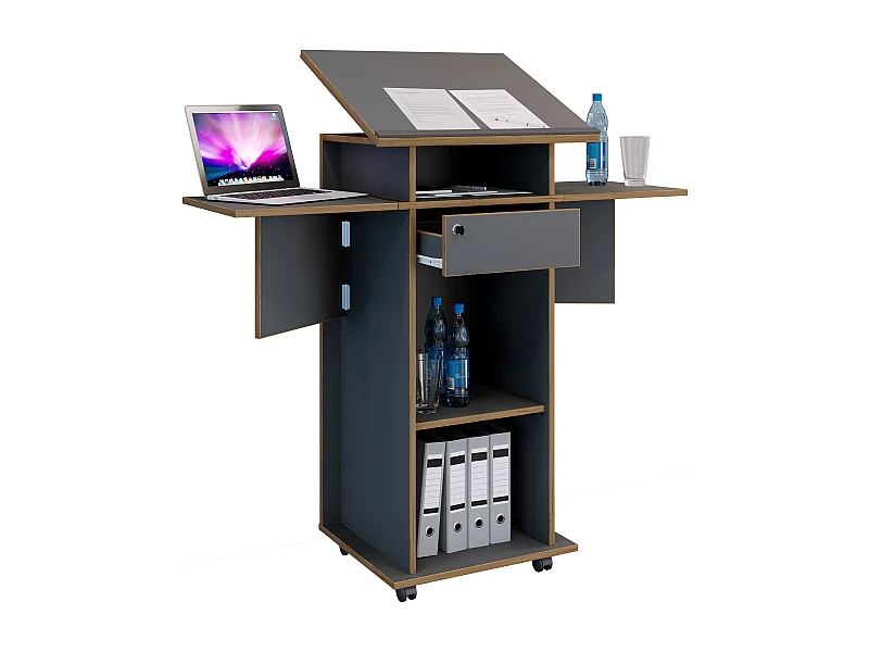 Standing desk Salia Anthracite 0