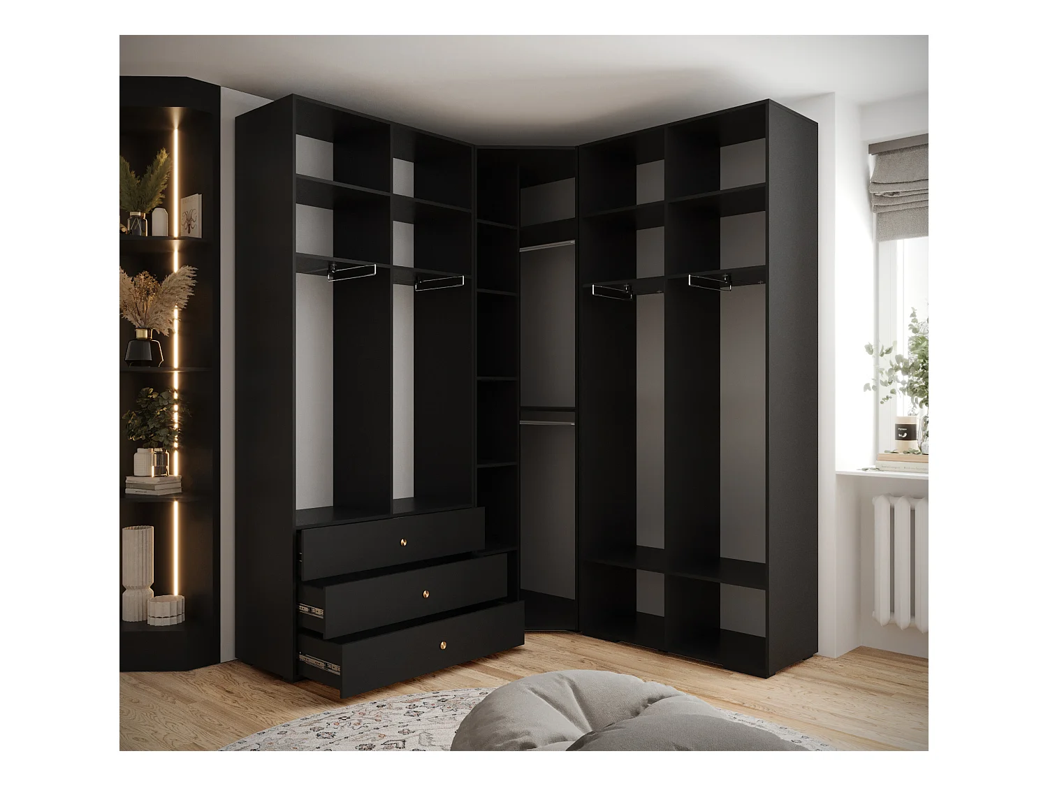 Inova kledingkast Z1 236,7/181,7/47