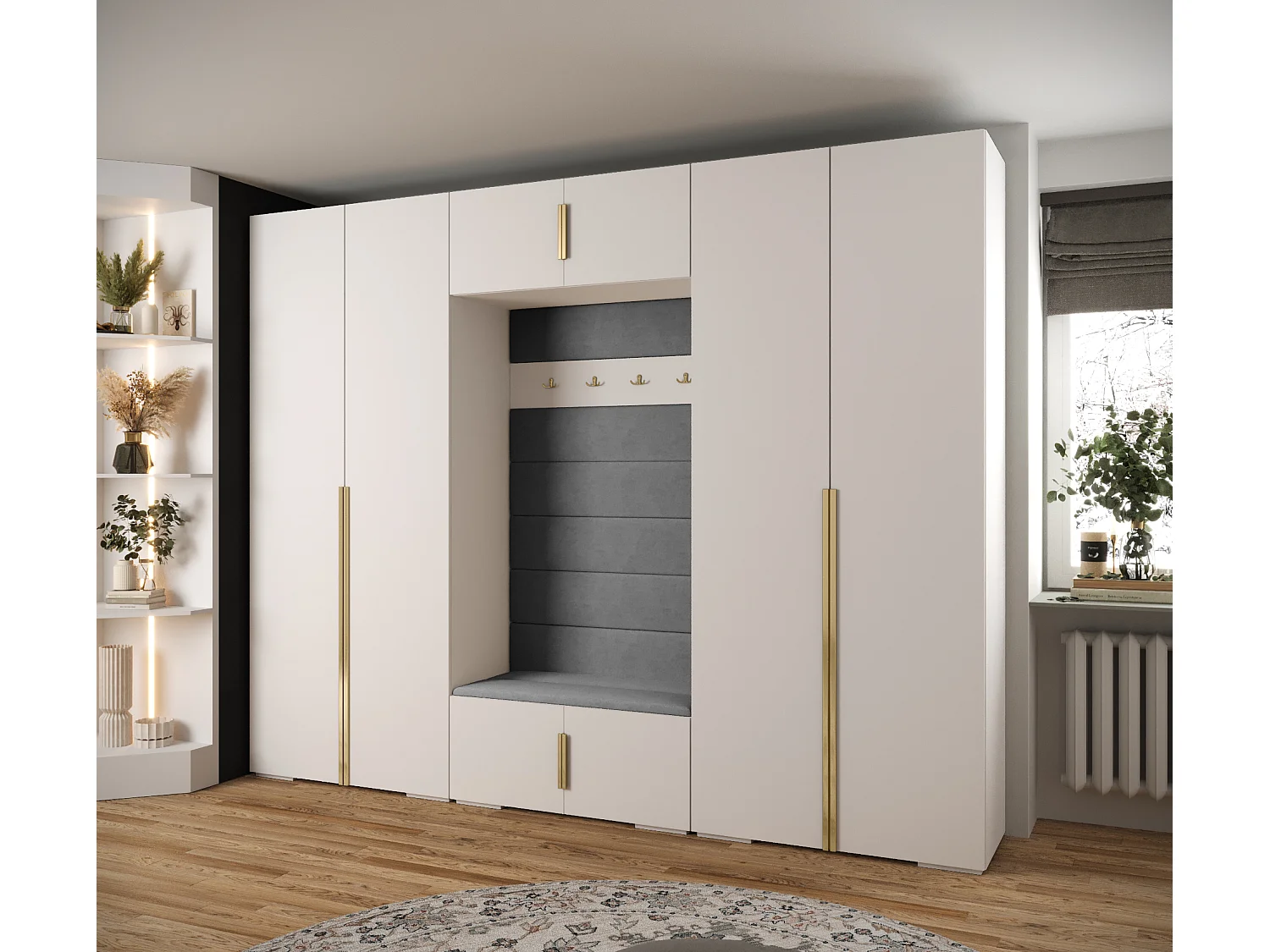 Inova 4 armario con puertas batientes 236,7/300/47