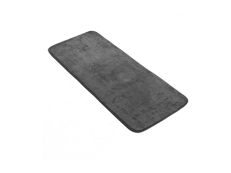 Tapis de Bain Microfibre "Vitamine" 50x120cm Anthracite