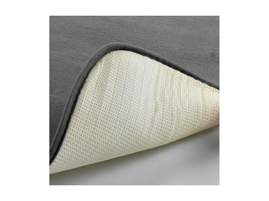 Tapis de Bain Microfibre "Vitamine" 50x120cm Anthracite