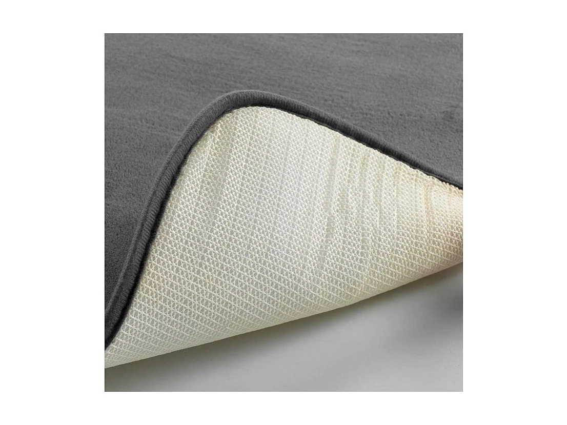Tapis de Bain Microfibre "Vitamine" 50x120cm Anthracite