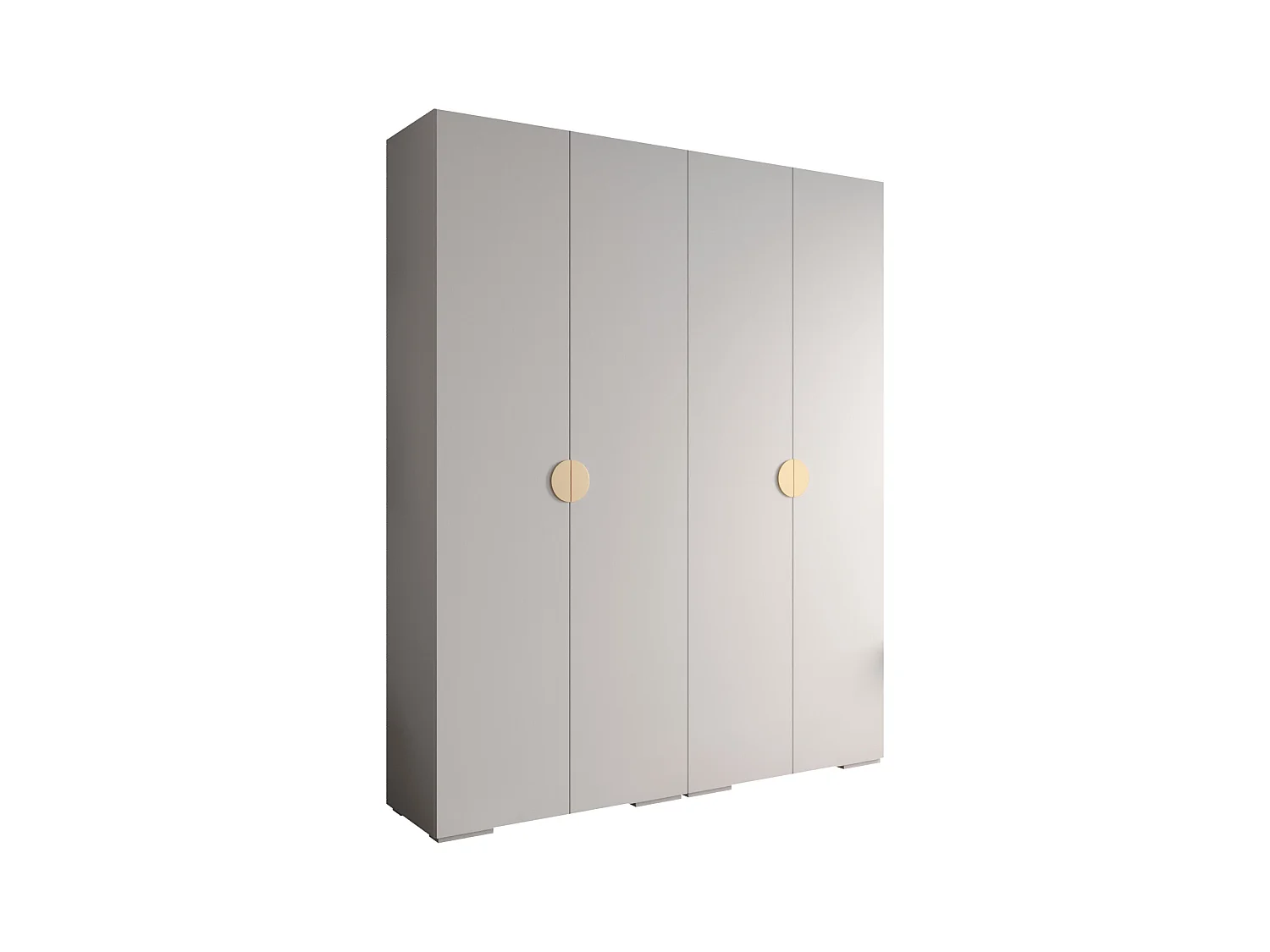 SCHWEBETÜRENSCHRANK INOVA 4 236,7/200/47 (Weiß/Golden)
