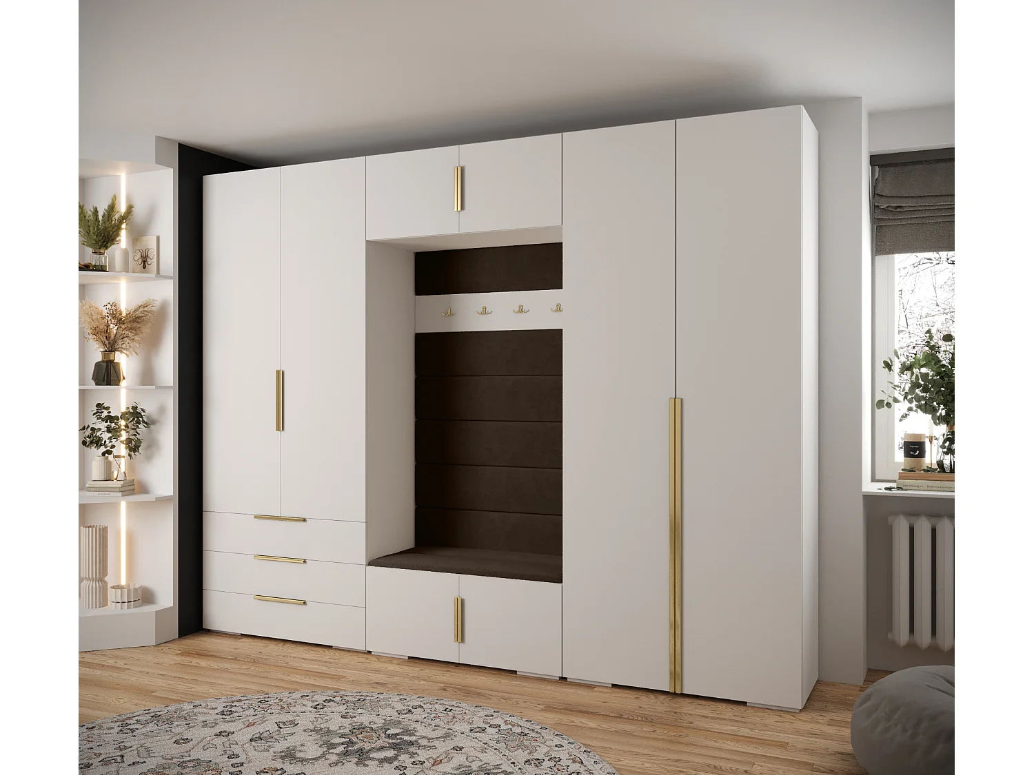 Inova 1 armario con puertas batientes 236,7/300/47