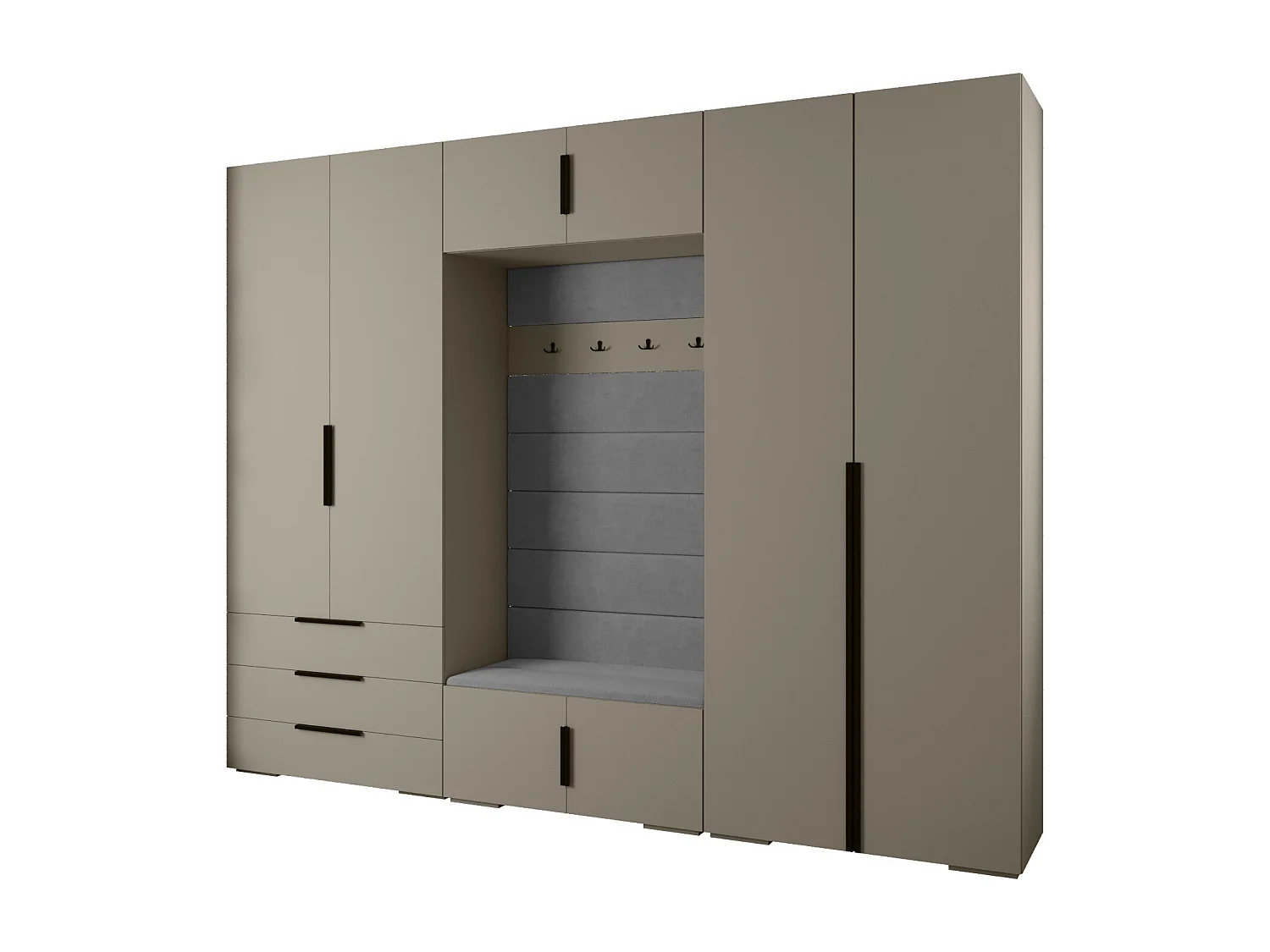 Inova 1 armario con puertas batientes 236,7/300/47