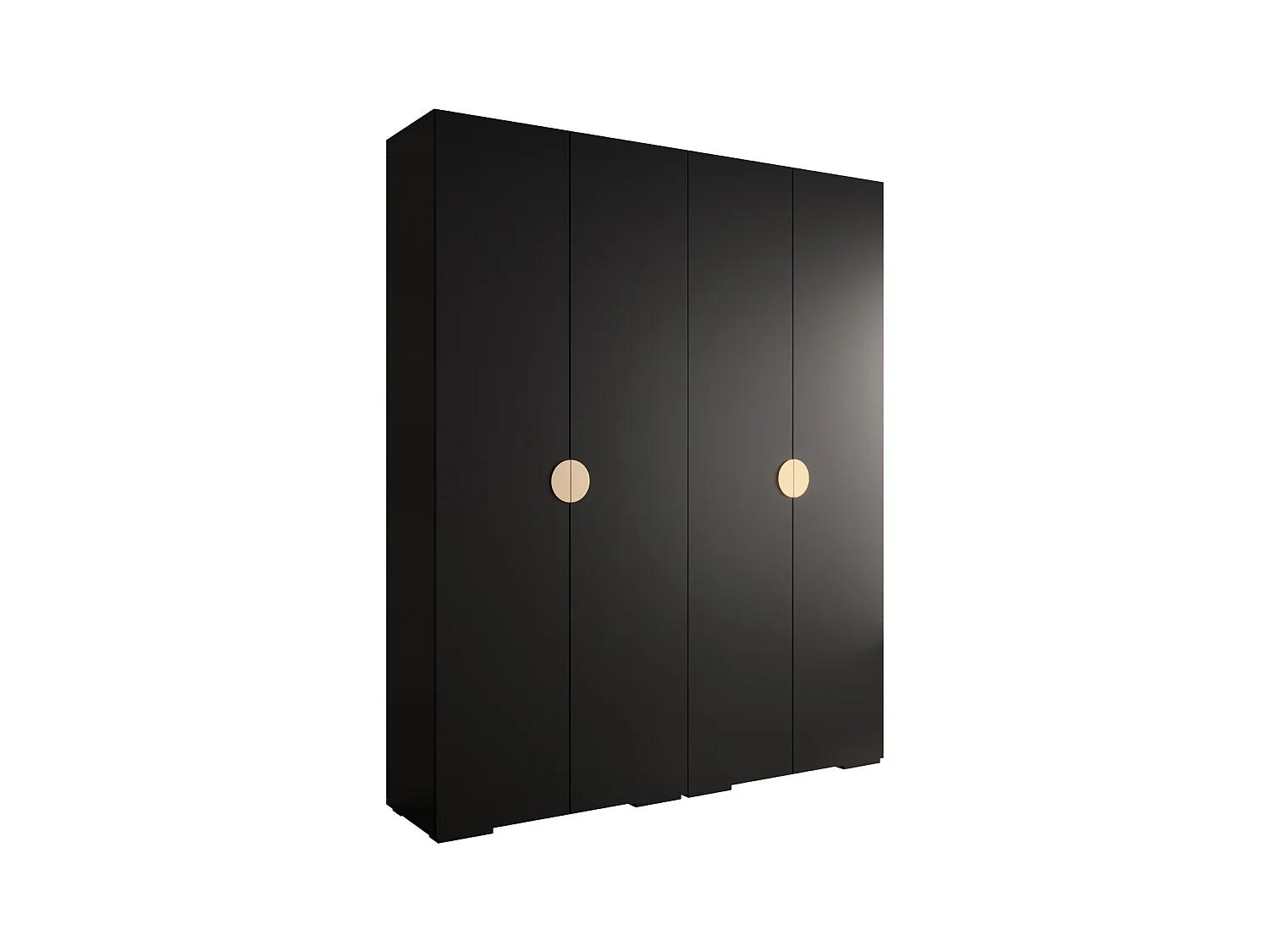 SCHWEBETÜRENSCHRANK INOVA 4 236,7/200/47 (Schwarz/Golden)