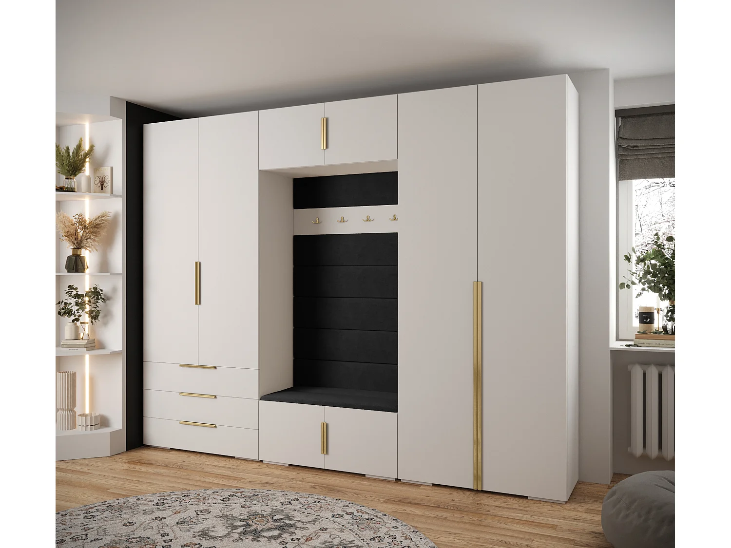 Inova 4 armario con puertas batientes 236,7/300/47