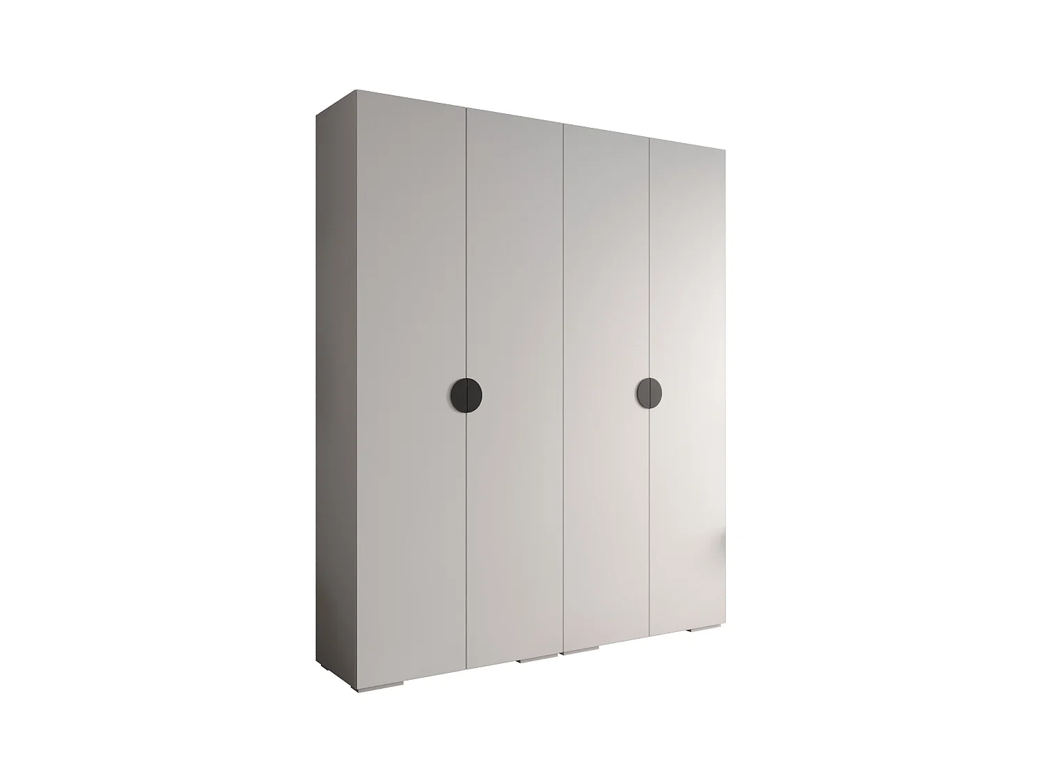 SCHWEBETÜRENSCHRANK INOVA 4 236,7/200/47 (Weiß/Schwarz)