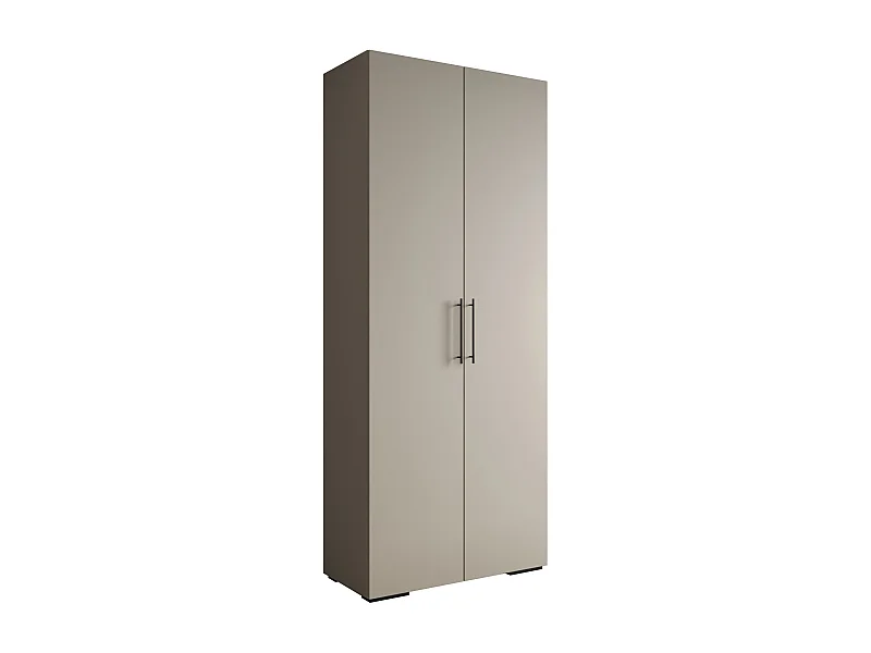 Armadio Inova 3 a ante battenti 236,7/100/47 2 porte (Grigio/Nero)