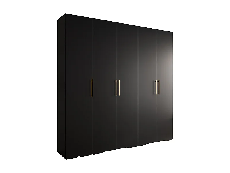 SCHWEBETÜRENSCHRANK INOVA 3 236,7/250/47 (Schwarz/Golden)