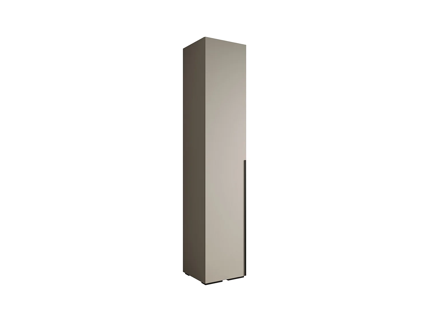 SCHWEBETÜRENSCHRANK INOVA 1 236,7/50/47 (Grau/Schwarz)