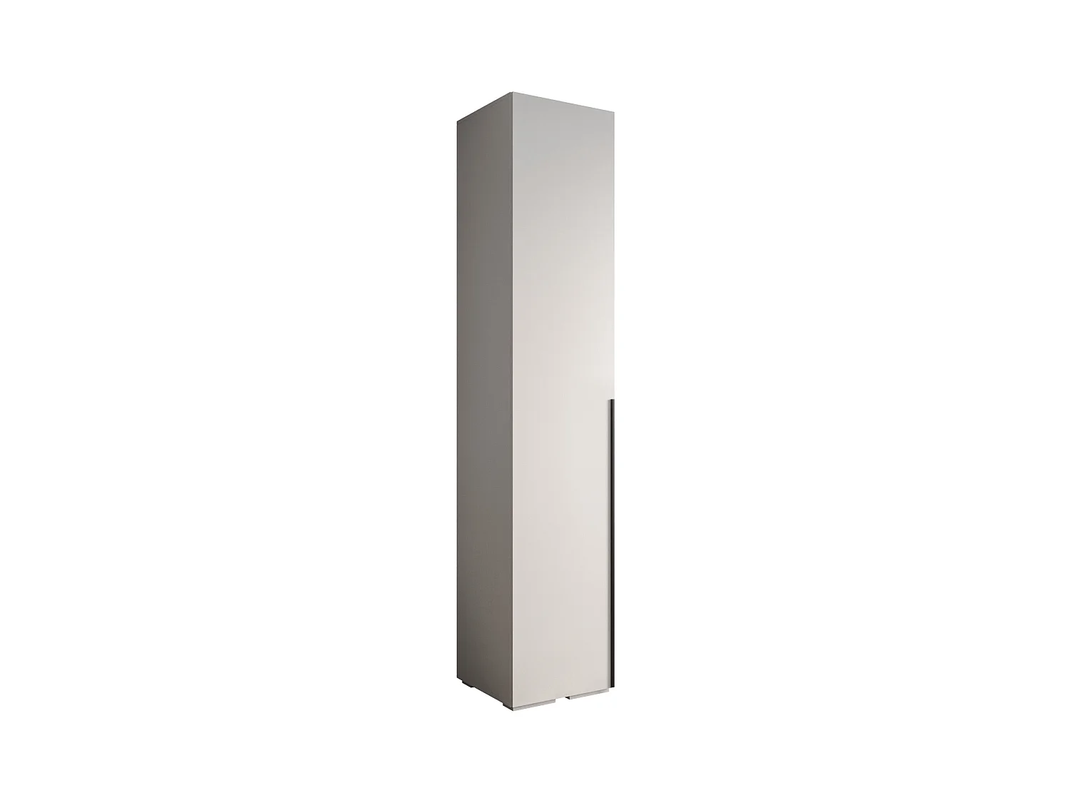 SCHWEBETÜRENSCHRANK INOVA 1 236,7/50/47 (Weiß/Schwarz)