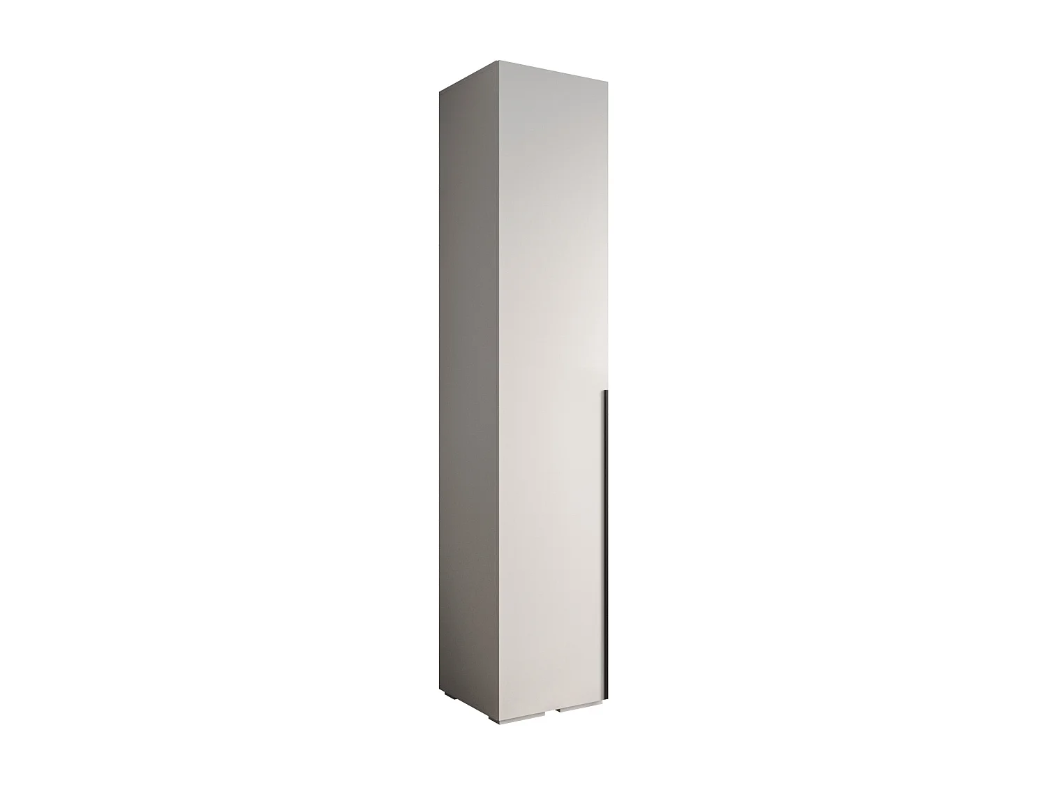 Inova 1 armoire à portes battantes 236,7/50/47 1 porte (blanc/Nero)