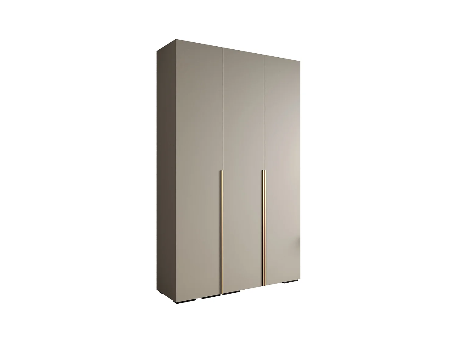 SCHWEBETÜRENSCHRANK INOVA 1 236,7/150/47 (Grau/Golden)