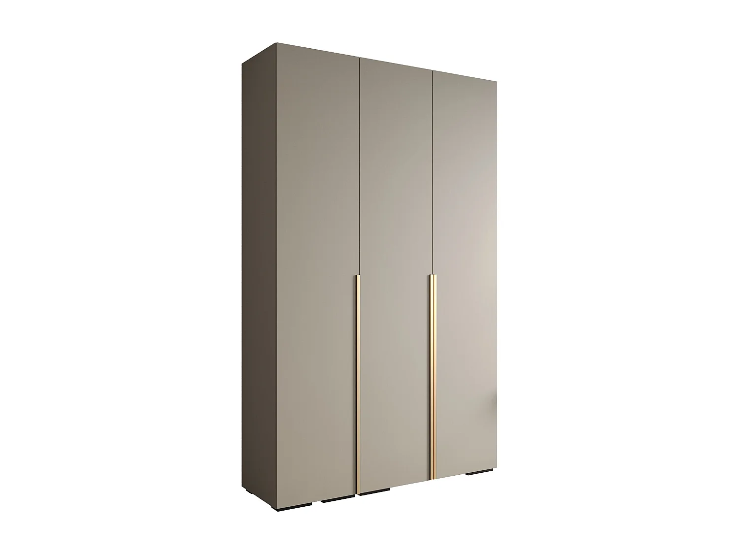 SCHWEBETÜRENSCHRANK INOVA 1 236,7/150/47 (Grau/Golden)