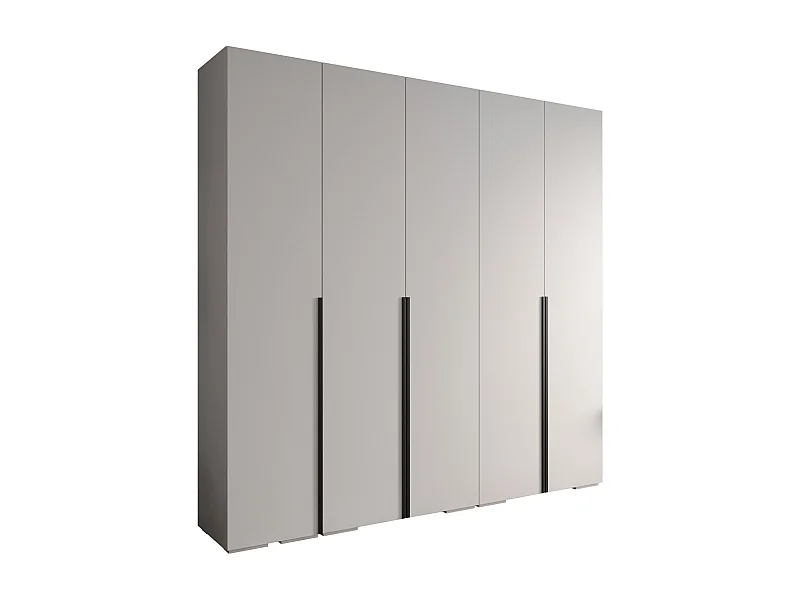 SCHWEBETÜRENSCHRANK INOVA 1 236,7/250/47 (Weiß/Schwarz)