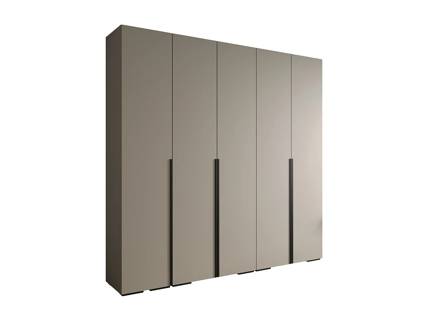 SCHWEBETÜRENSCHRANK INOVA 1 236,7/250/47 (Grau/Schwarz)