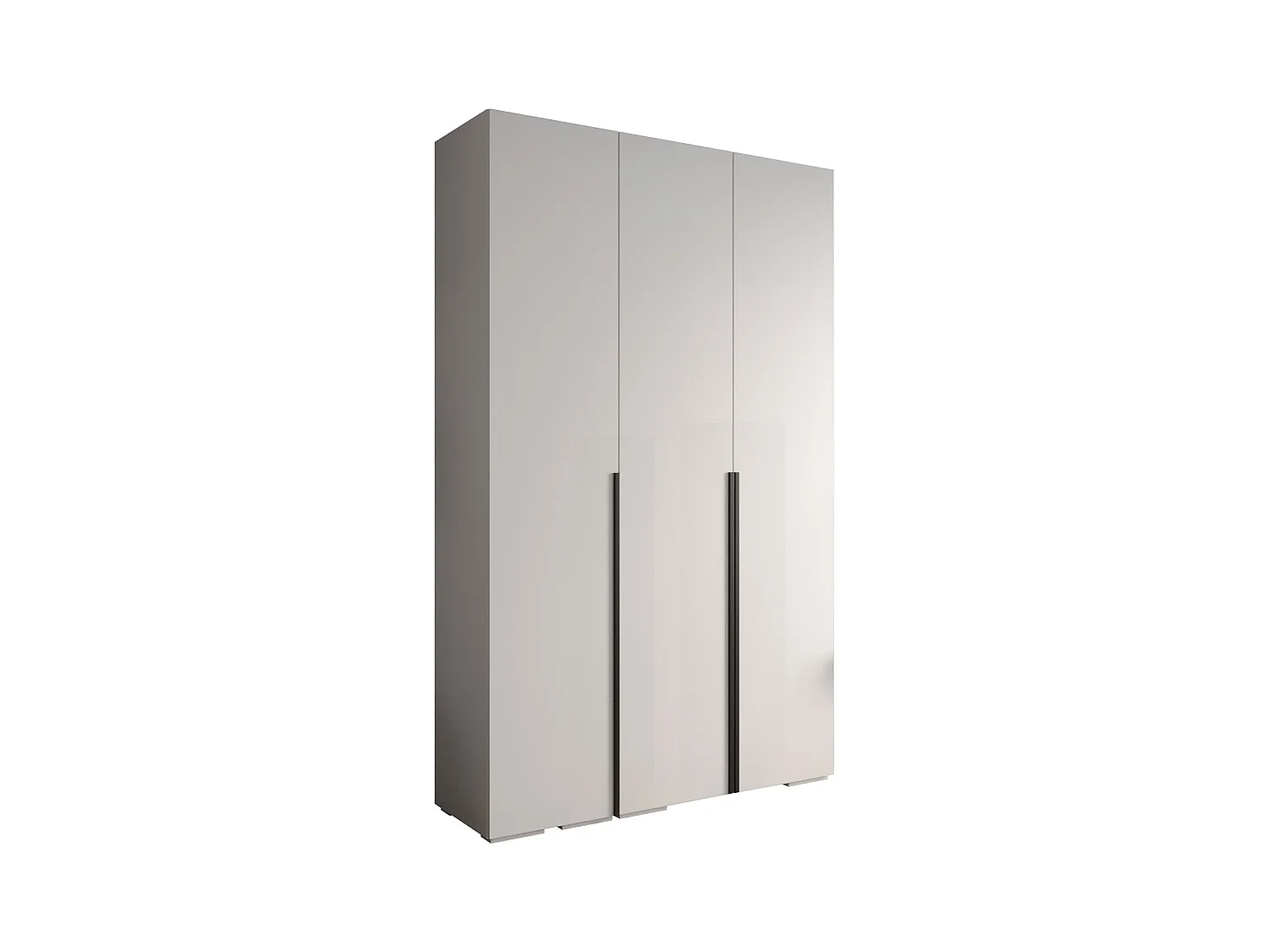 SCHWEBETÜRENSCHRANK INOVA 1 236,7/150/47 (Weiß/Schwarz)