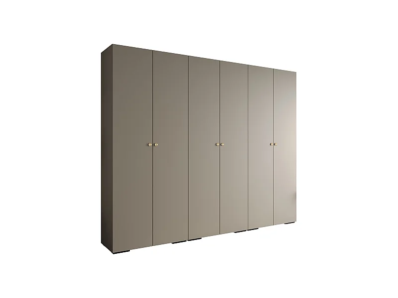 SCHWEBETÜRENSCHRANK INOVA 2 236,7/300/47 (Grau/Golden)