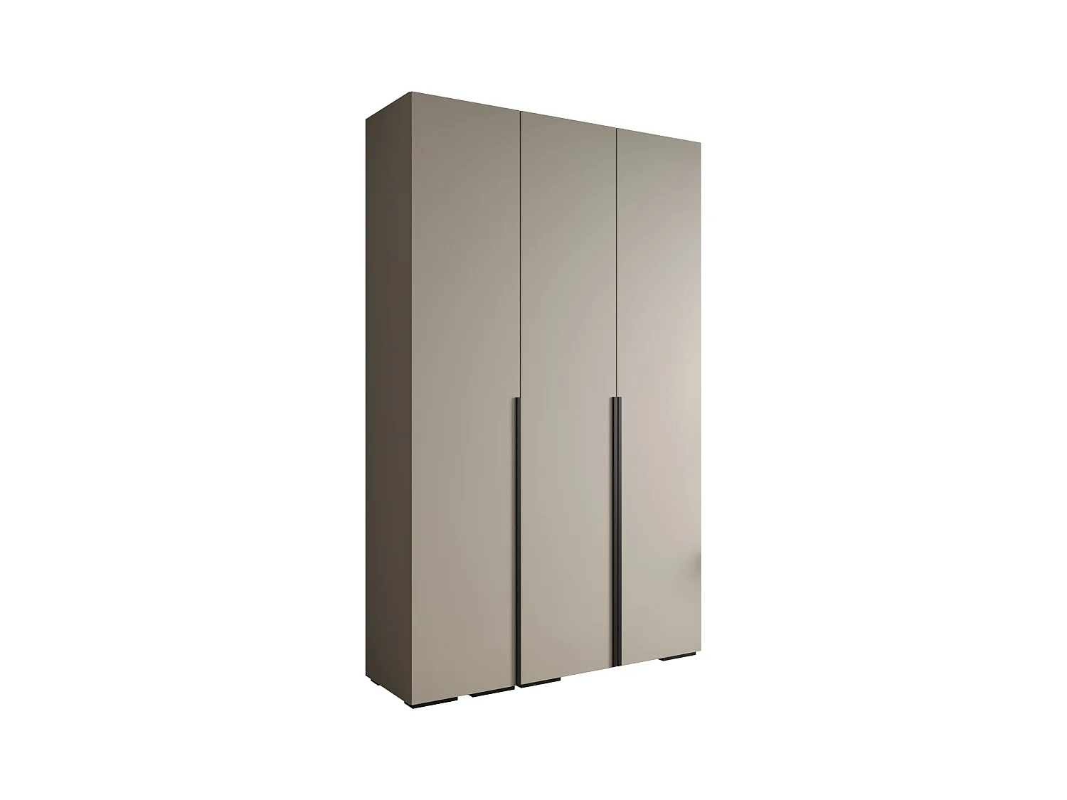 SCHWEBETÜRENSCHRANK INOVA 1 236,7/150/47 (Grau/Schwarz)