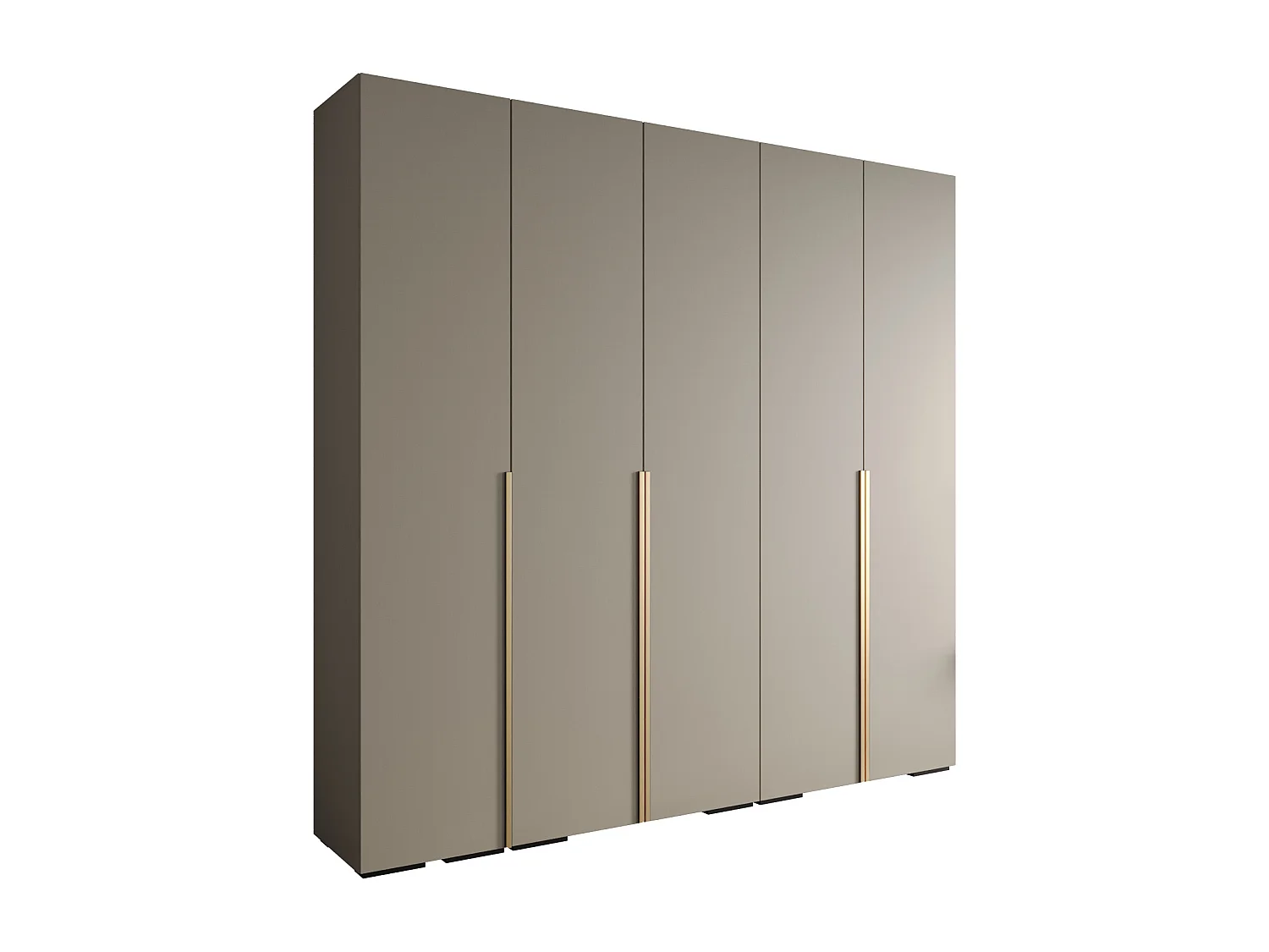 SCHWEBETÜRENSCHRANK INOVA 1 236,7/250/47 (Grau/Golden)