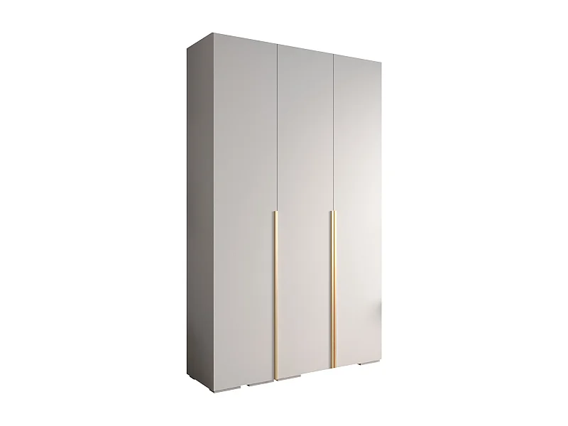 Inova 1 armoire à portes battantes 236,7/150/47 3 porte (Bianco/D'oro)