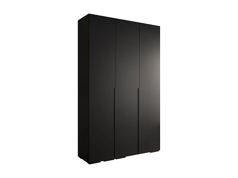 Inova 1 armoire à portes battantes 236,7/150/47 3 porte (Nero/Nero)