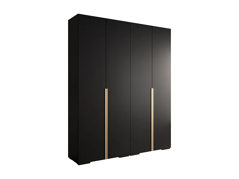 SCHWEBETÜRENSCHRANK INOVA 1 236,7/200/47 (Schwarz/Golden)