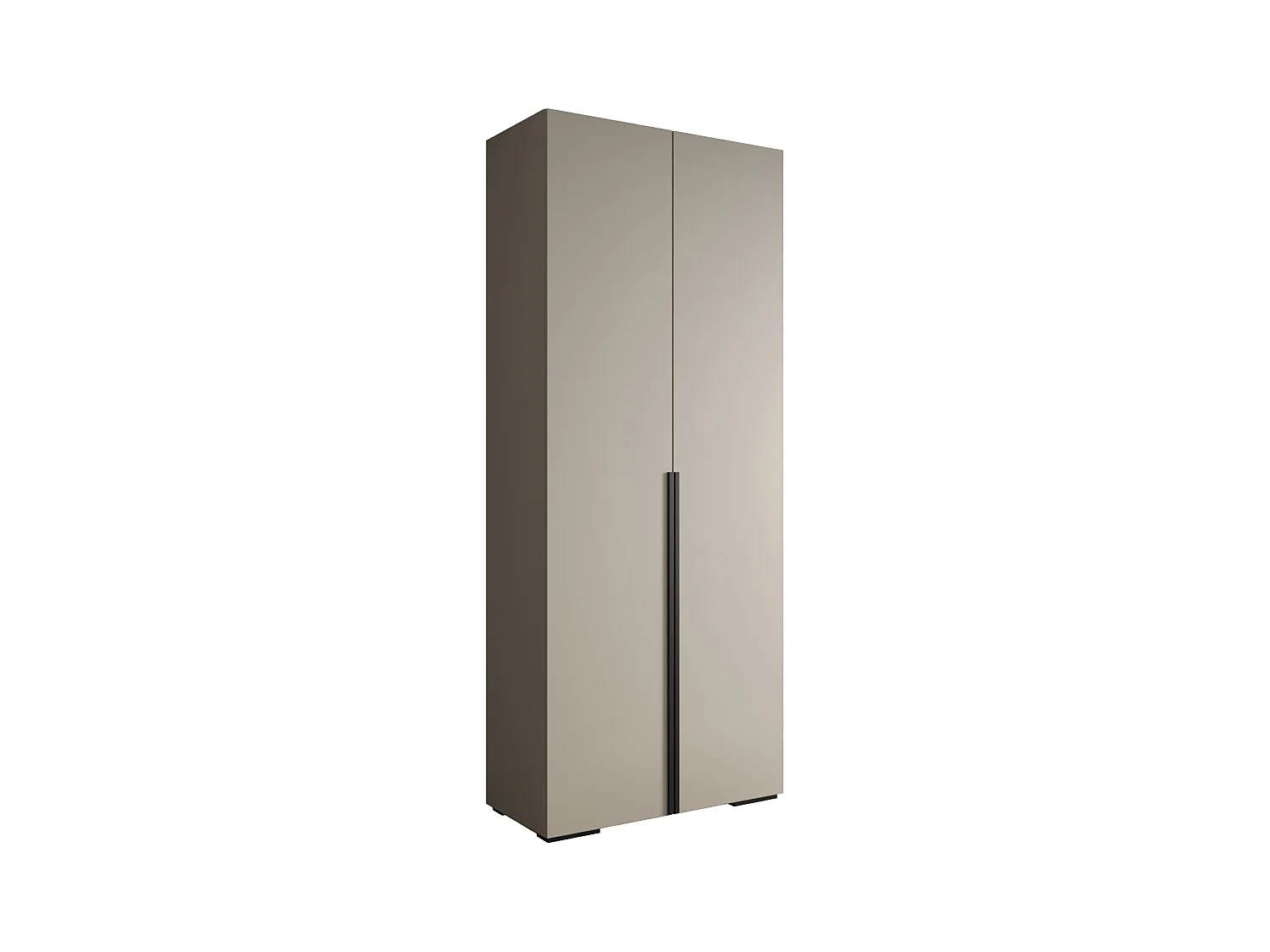 SCHWEBETÜRENSCHRANK INOVA 1 236,7/100/47 (Grau/Schwarz)