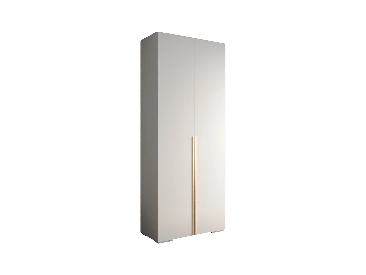 SCHWEBETÜRENSCHRANK INOVA 1 236,7/100/47 (Weiß/Golden)