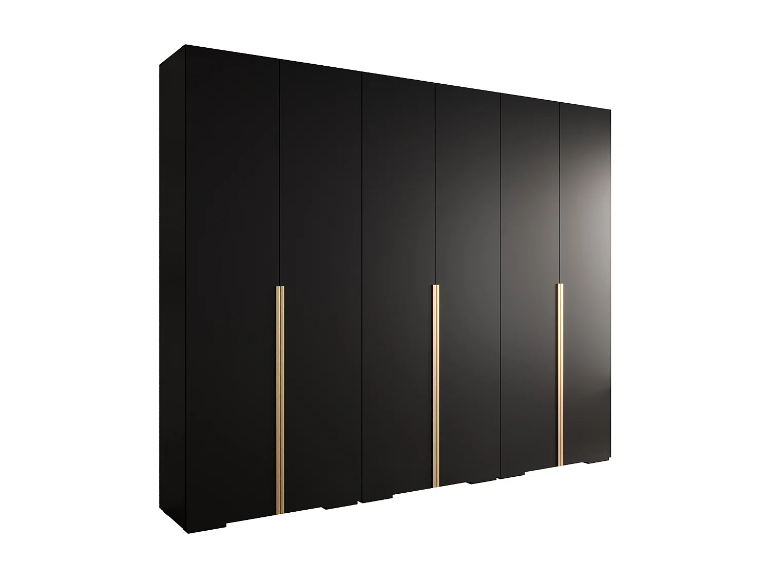 SCHWEBETÜRENSCHRANK INOVA 1 236,7/300/47 (Schwarz/Golden)