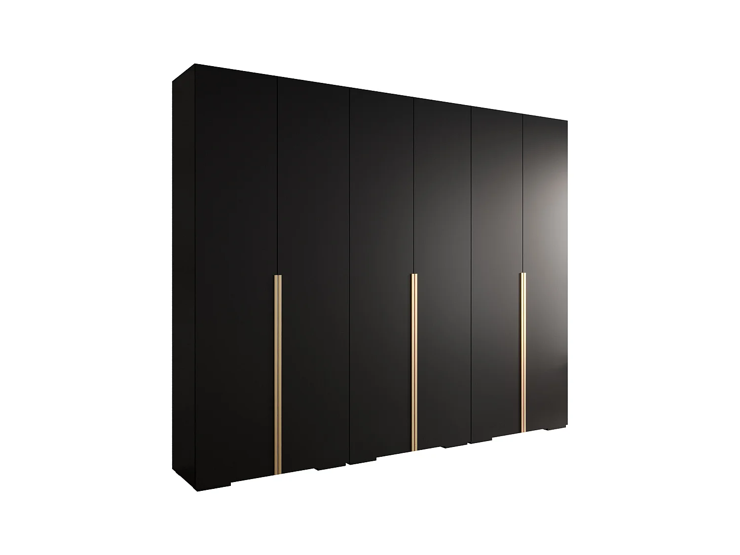 SCHWEBETÜRENSCHRANK INOVA 1 236,7/300/47 (Schwarz/Golden)