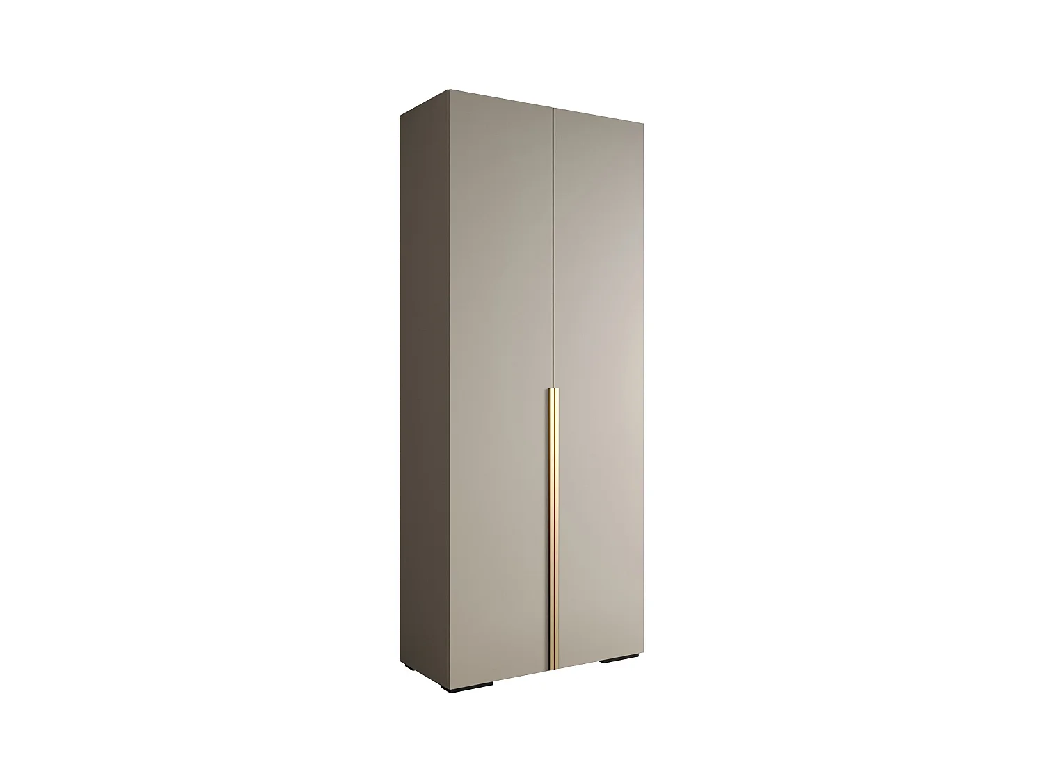 SCHWEBETÜRENSCHRANK INOVA 1 236,7/100/47 (Grau/Golden)