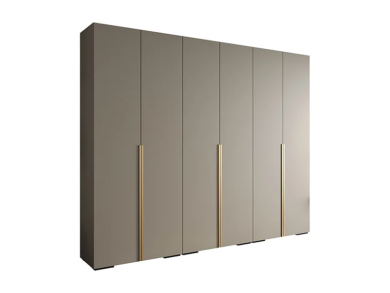 SCHWEBETÜRENSCHRANK INOVA 1 236,7/300/47 (Grau/Golden)