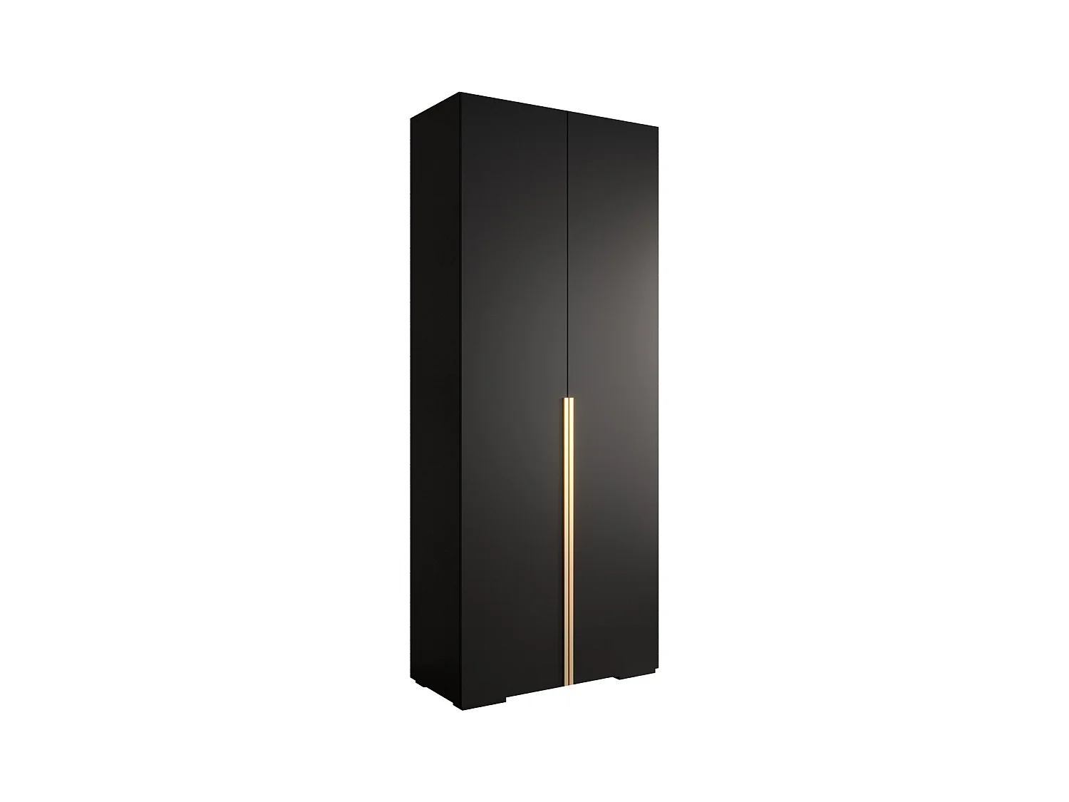 SCHWEBETÜRENSCHRANK INOVA 1 236,7/100/47 (Schwarz/Golden)