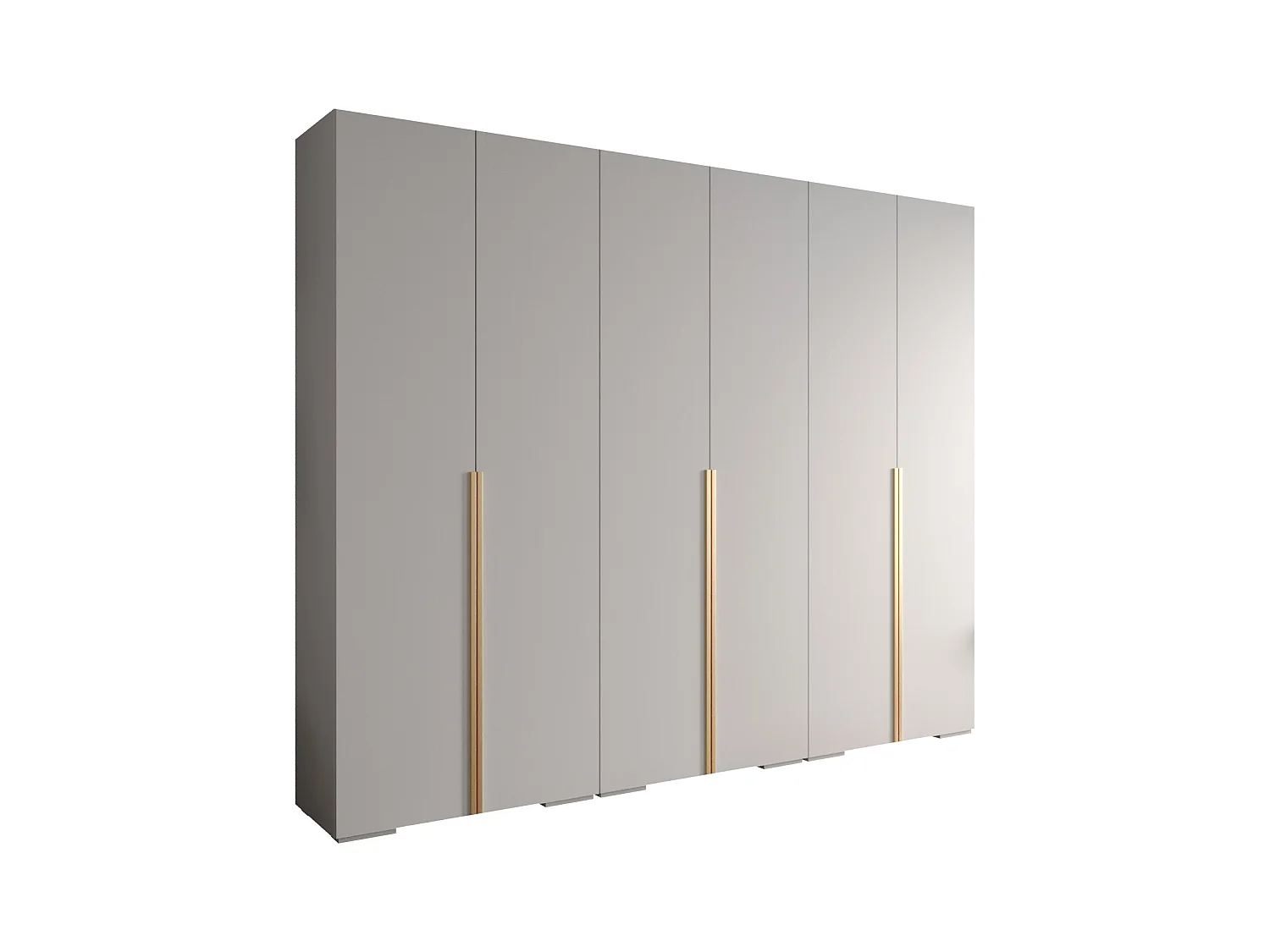 SCHWEBETÜRENSCHRANK INOVA 1 236,7/300/47 (Weiß/Golden)