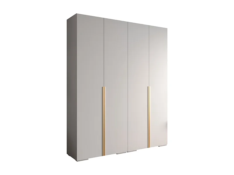 SCHWEBETÜRENSCHRANK INOVA 1 236,7/200/47 (Weiß/Golden)