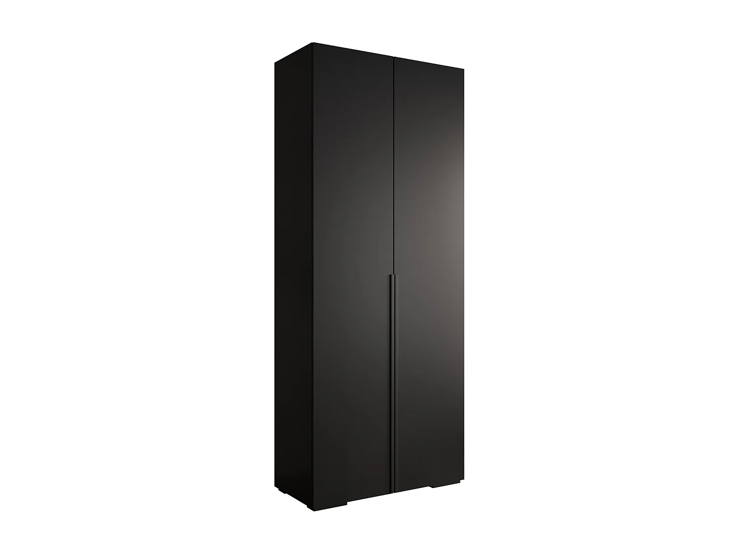Inova 1 armoire à portes battantes 236,7/100/47 2 porte (Nero/Nero)