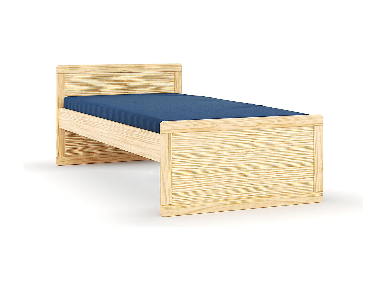 Pack lit évolutif avec matelas 90x190 cm bois massif bois PETER