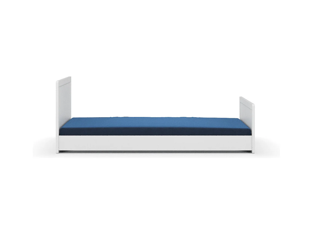 Pack lit évolutif avec matelas 90x190 cm bois massif bois PETER