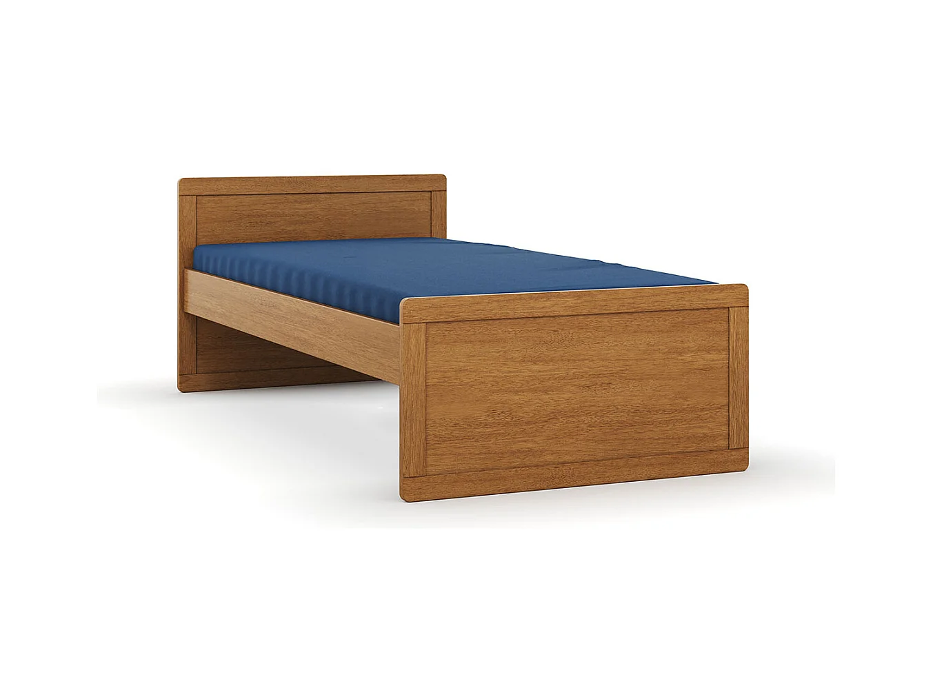 Lit évolutif 90x190 cm bois massif noisette PETER