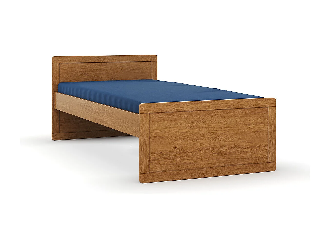 Lit évolutif 90x190 cm bois massif noisette PETER